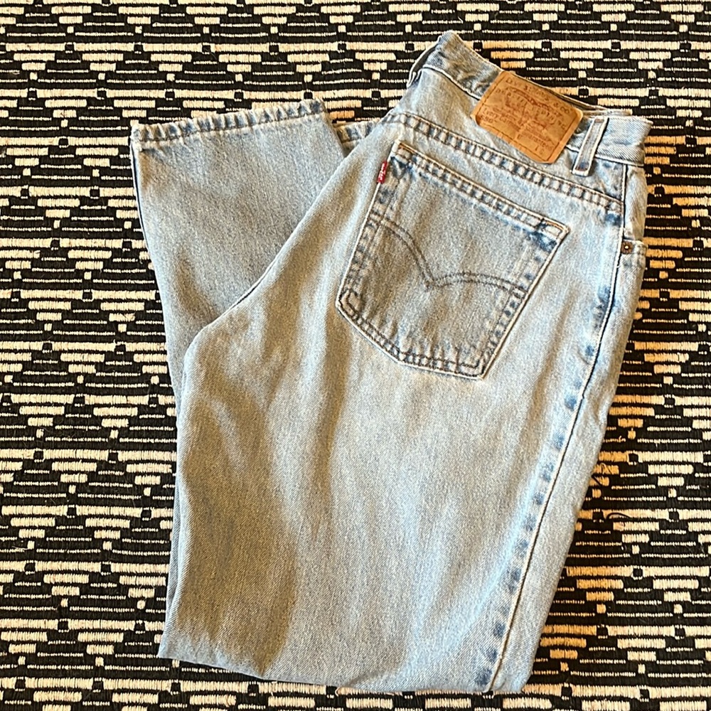 Women’s Levi’s 550 size 14 MIS relaxed fit tapered leg vintage Y2K